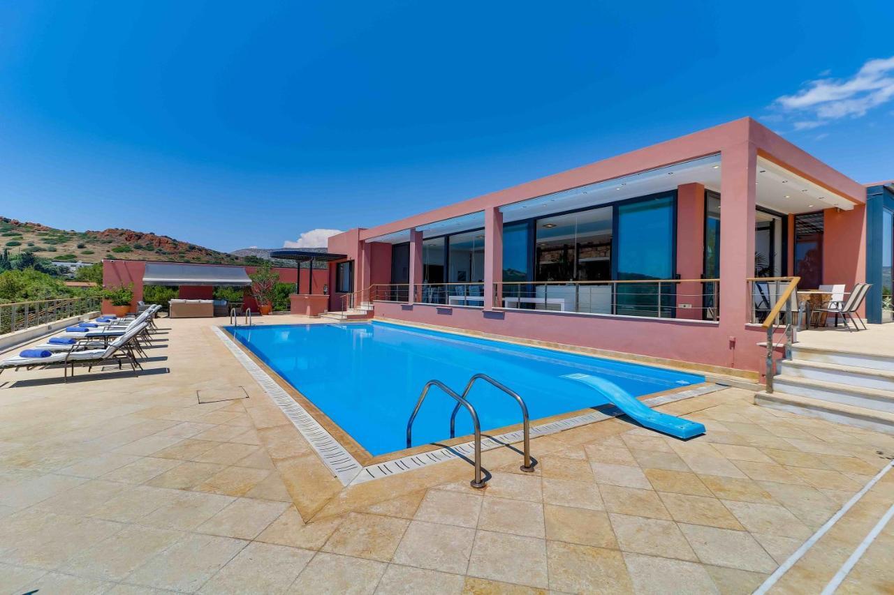 Black Diamond Beachfront Pool Villa Pasithea In Sounio, Athens Sounion Ngoại thất bức ảnh