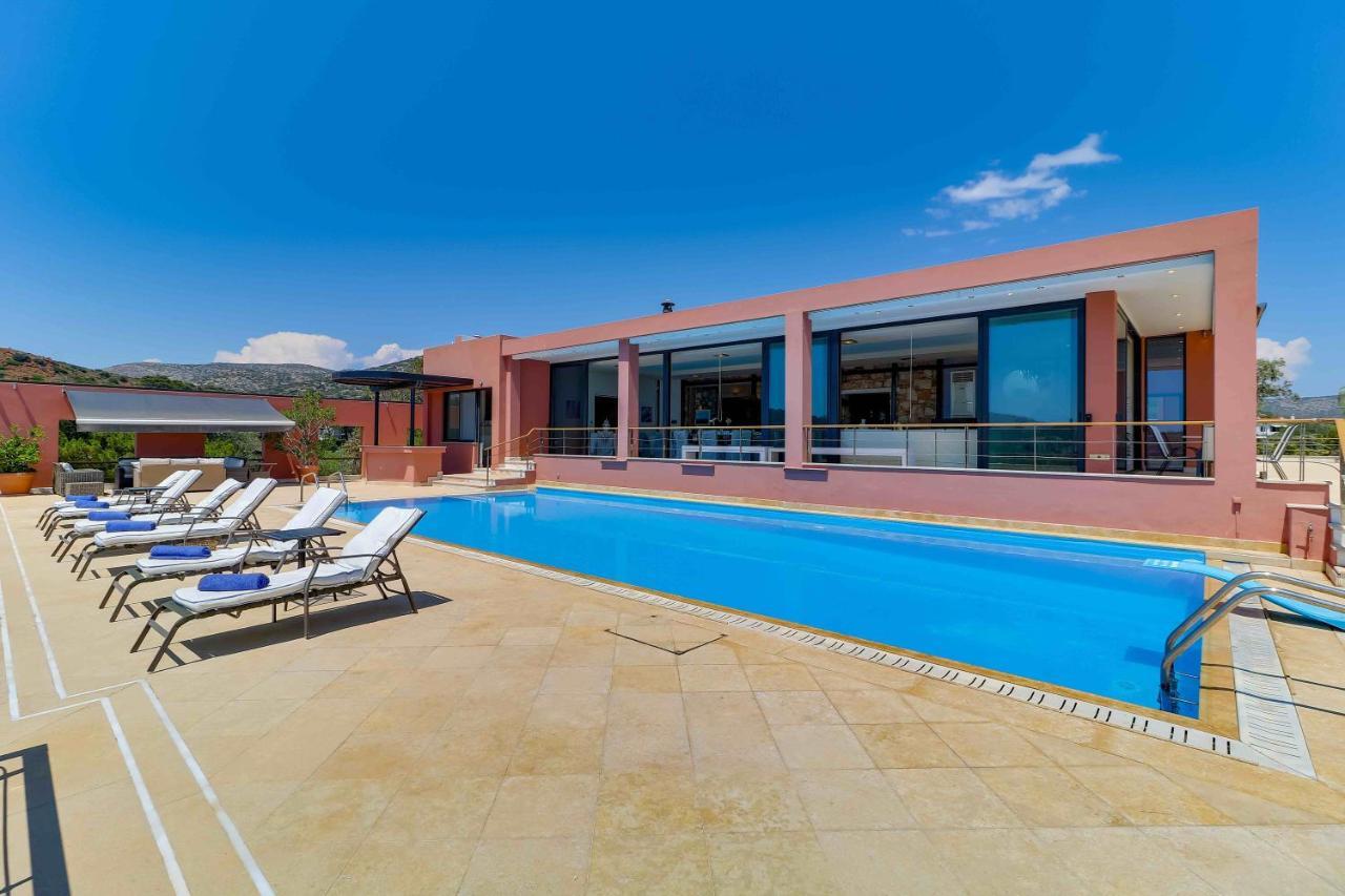 Black Diamond Beachfront Pool Villa Pasithea In Sounio, Athens Sounion Ngoại thất bức ảnh