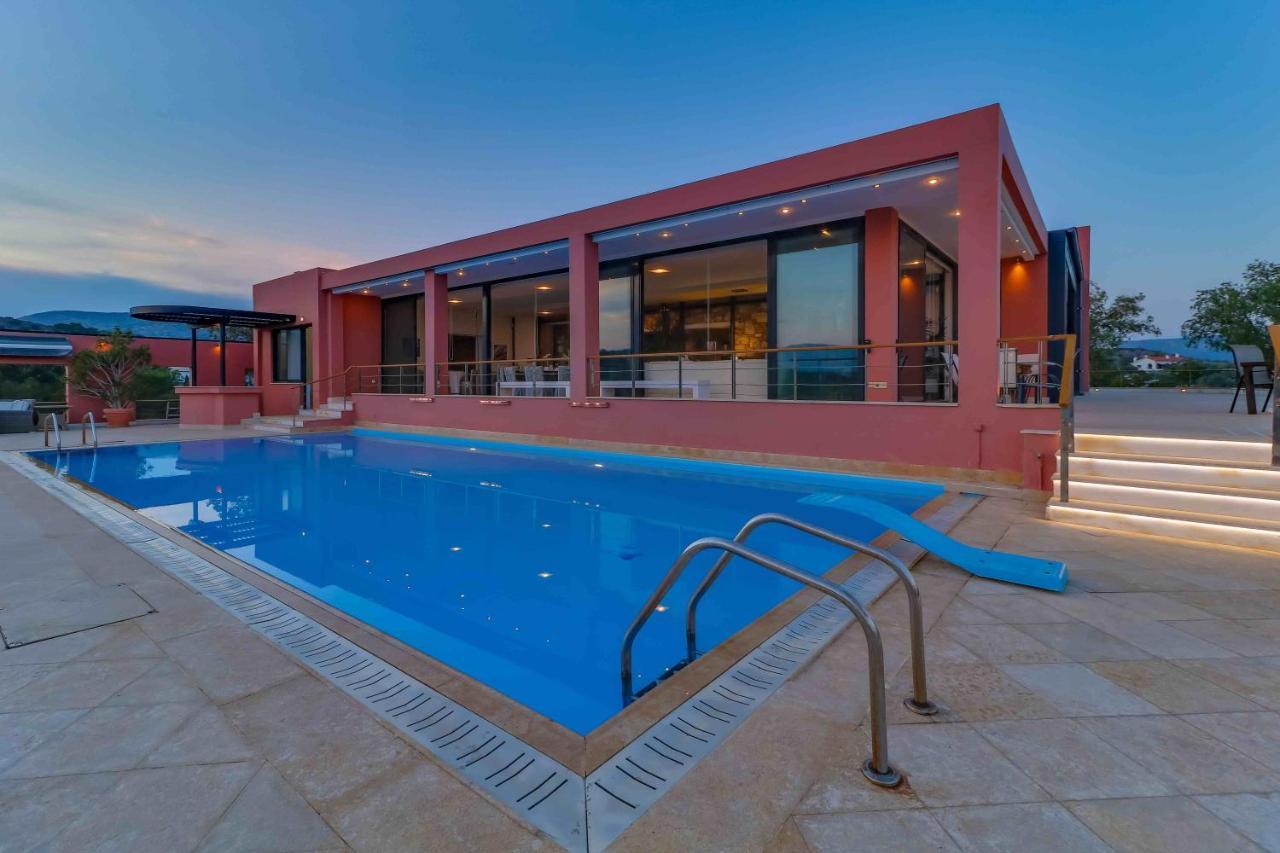 Black Diamond Beachfront Pool Villa Pasithea In Sounio, Athens Sounion Ngoại thất bức ảnh