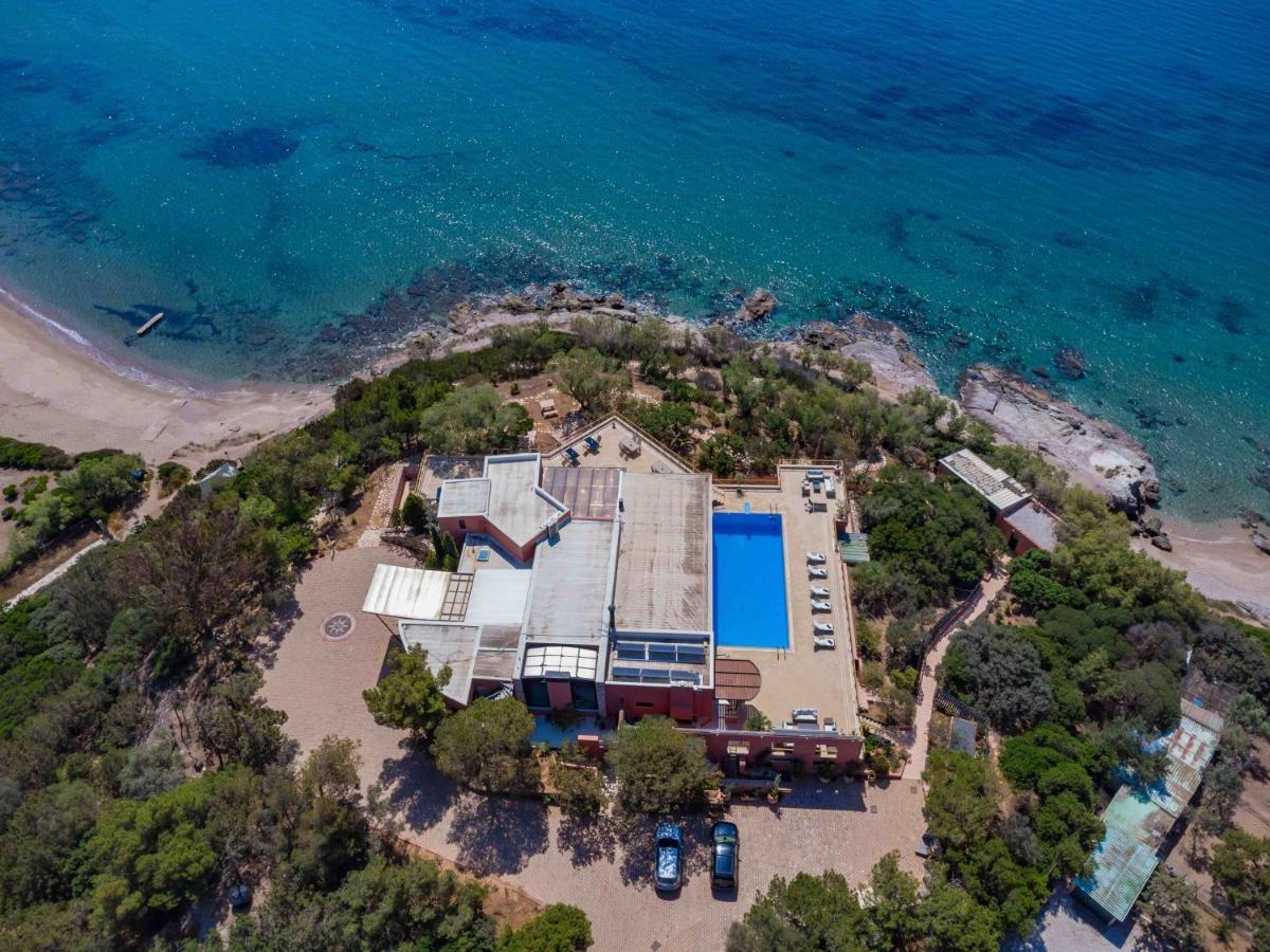 Black Diamond Beachfront Pool Villa Pasithea In Sounio, Athens Sounion Ngoại thất bức ảnh