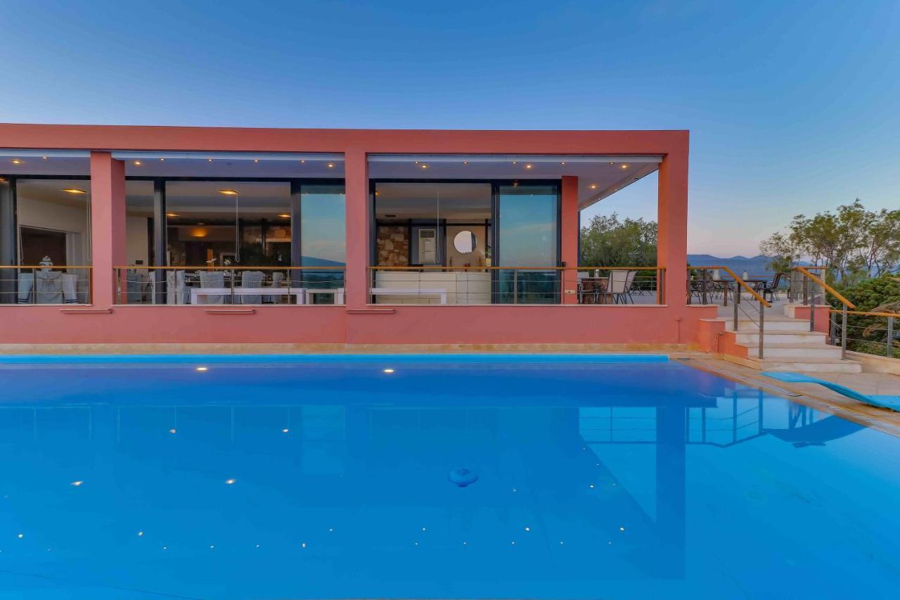 Black Diamond Beachfront Pool Villa Pasithea In Sounio, Athens Sounion Ngoại thất bức ảnh